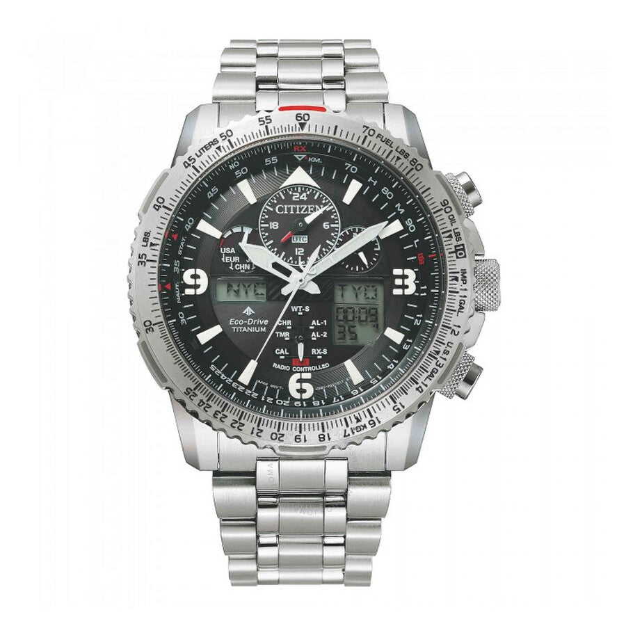 Citizen Chronograph Quartz Black Dial Watch JY8100-80E - Dawson Watches