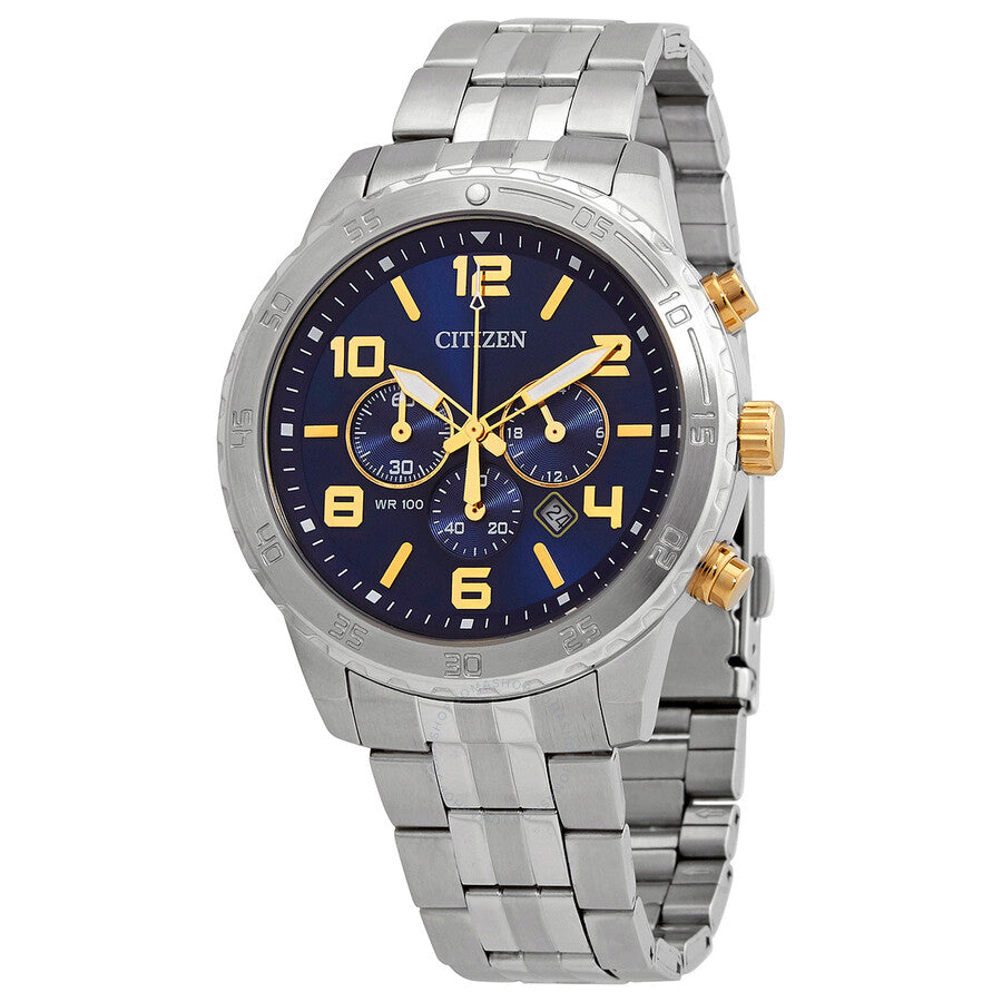 Citizen Chronograph Quartz Blue Dial Men's Watch AN8134-52L - Dawson Watches