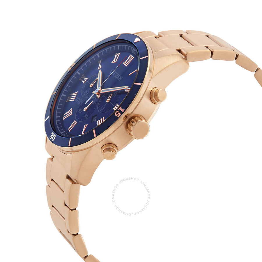 Citizen Chronograph Quartz Blue Dial Men's Watch AN8169-58L - Dawson Watches #2
