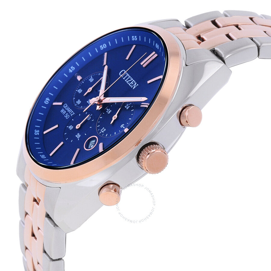 Citizen Chronograph Quartz Blue Dial Men's Watch AN8216-50L - Dawson Watches #2