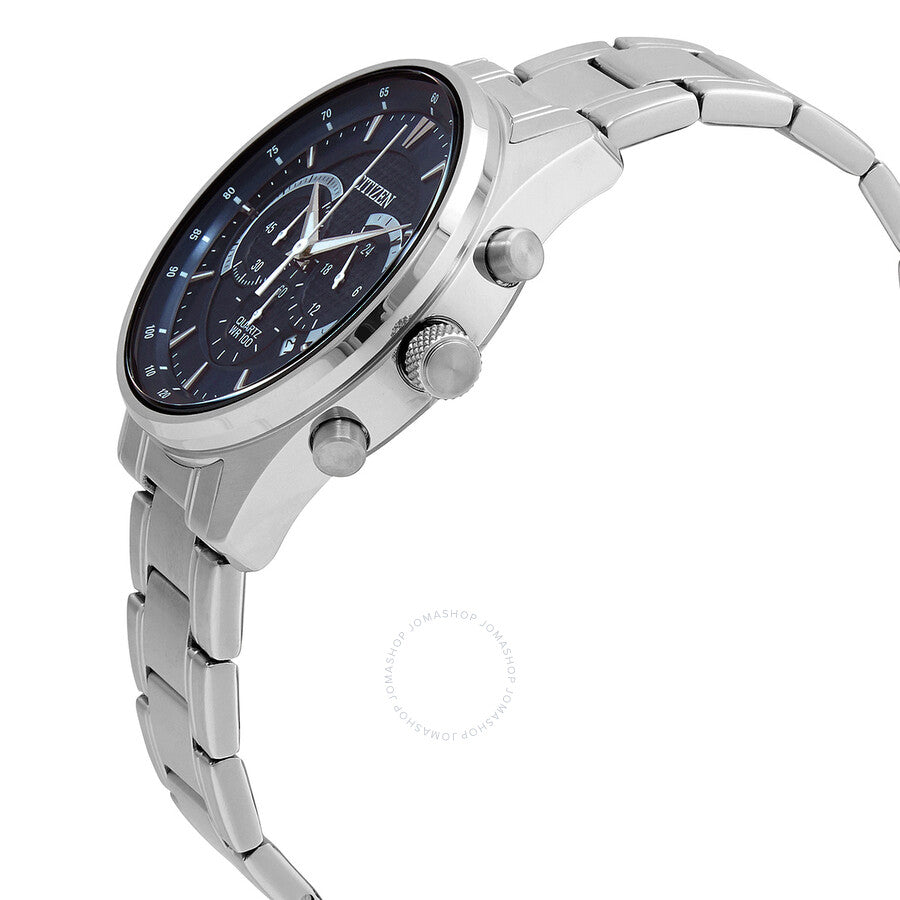 Citizen Chronograph Quartz Blue Dial Stainless Steel Men's Watch AN8190-51L - Dawson Watches #2