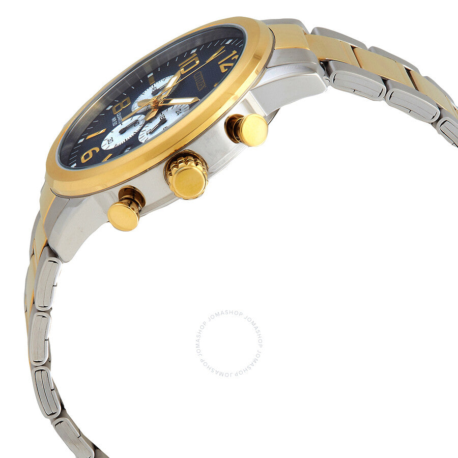 Citizen Chronograph Quartz Blue Dial Two-Tone Men's Watch AN8059-56L - Dawson Watches #2