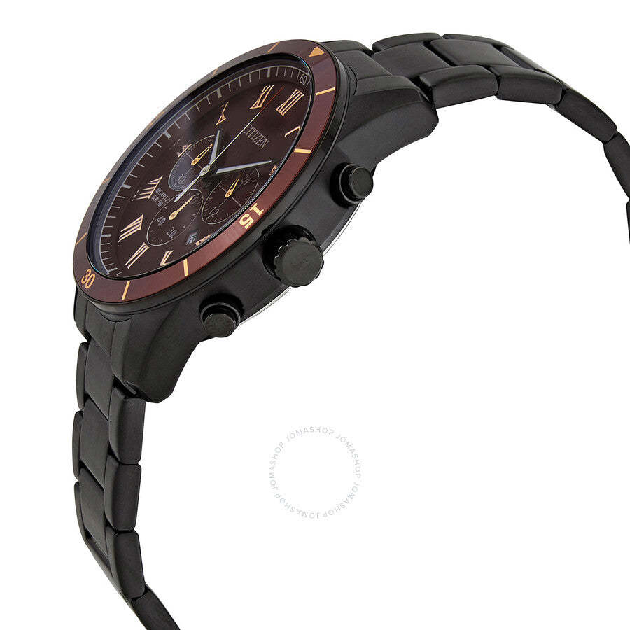 Citizen Chronograph Quartz Burgundy Dial Men's Watch AN8167-53X - Dawson Watches #2