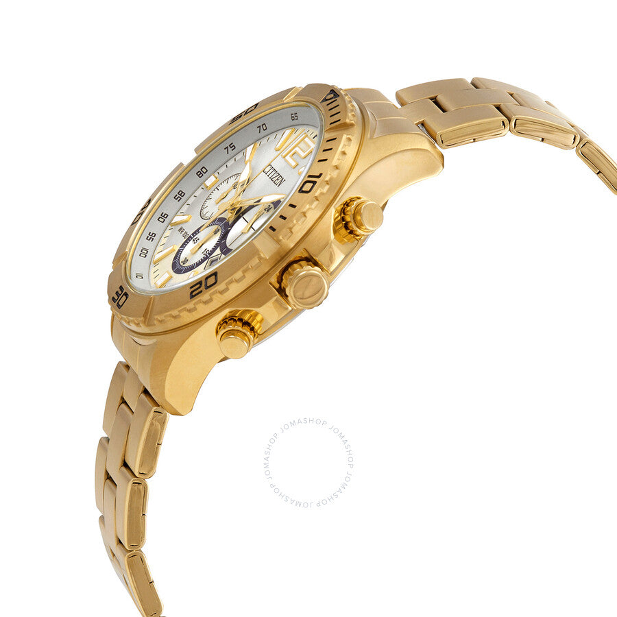 Citizen Chronograph Quartz Champagne Dial Men's Watch AN8122-51P - Dawson Watches #2