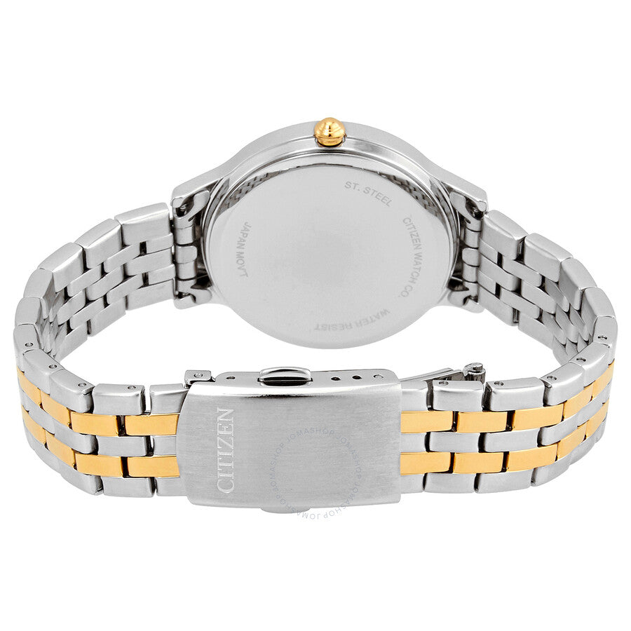 Citizen Chronograph Quartz Crystal Silver Dial Ladies Watch ED8184-51A - Dawson Watches #3
