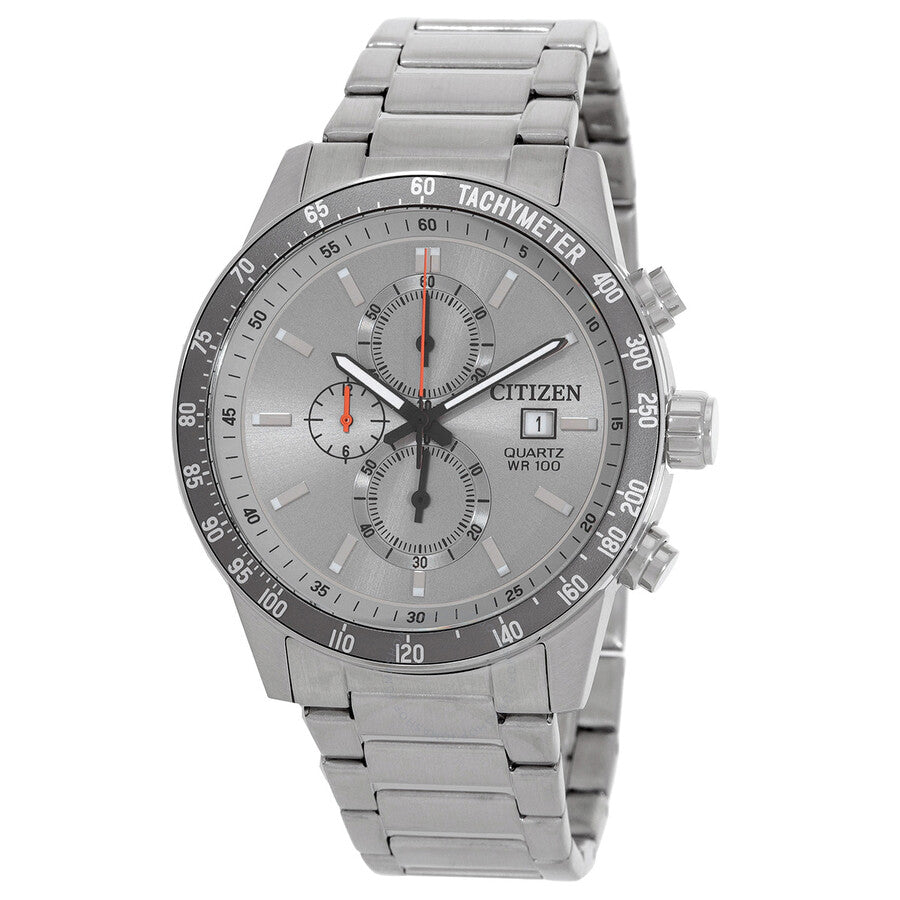 Citizen Chronograph Quartz Grey Dial Watch AN3688-58H - Dawson Watches