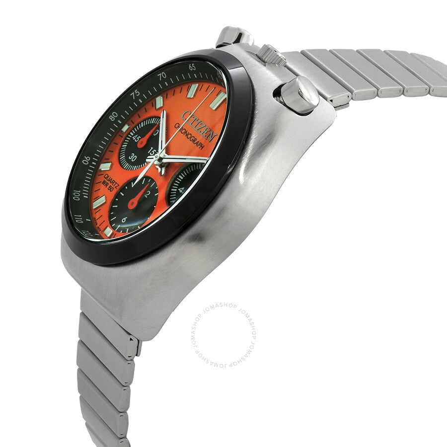 Citizen Chronograph Quartz Orange Dial Unisex Watch AN3660-81X - Dawson Watches #2