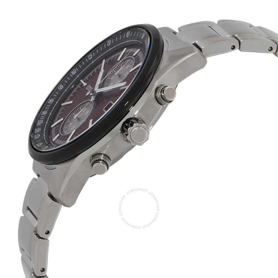 Citizen Chronograph Quartz Red Dial Men's Watch CA7034-96W - Dawson Watches #2