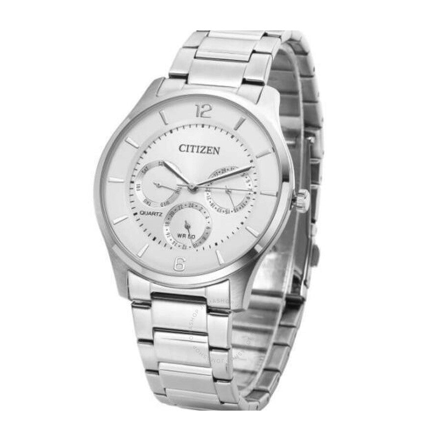 Citizen Chronograph Quartz Silver Dial Men's Watch AG8351-86A - Dawson Watches
