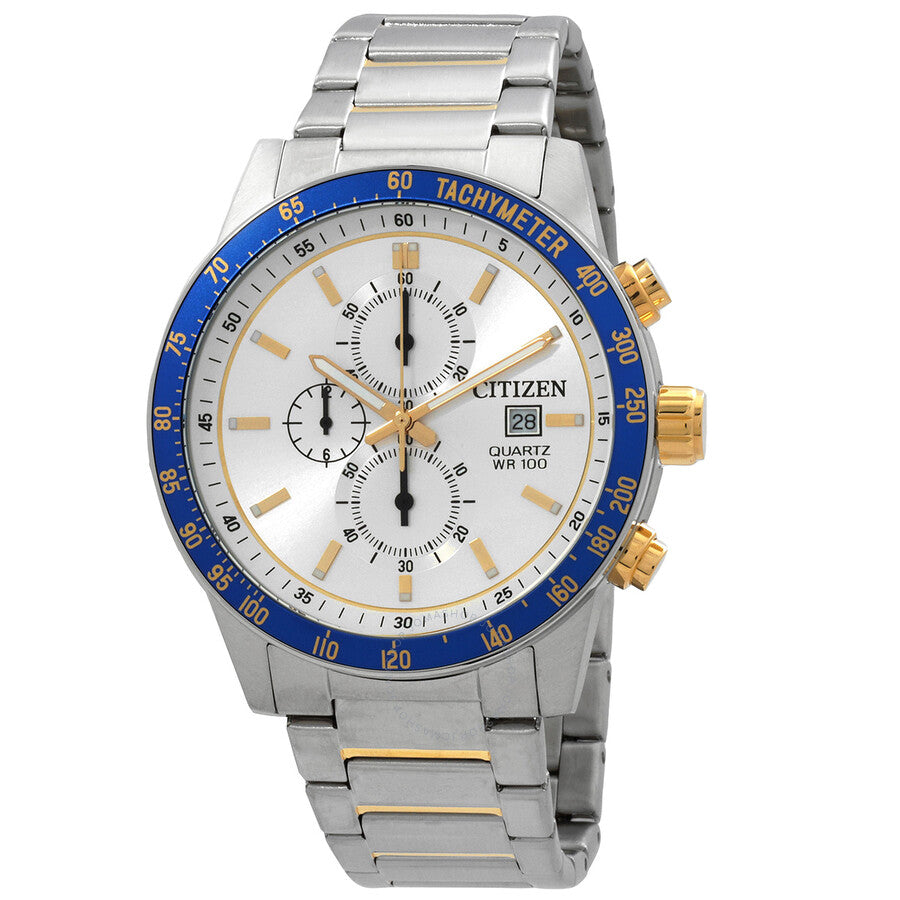 Citizen Chronograph Quartz Silver Dial Men's Watch AN3686-53A - Dawson Watches