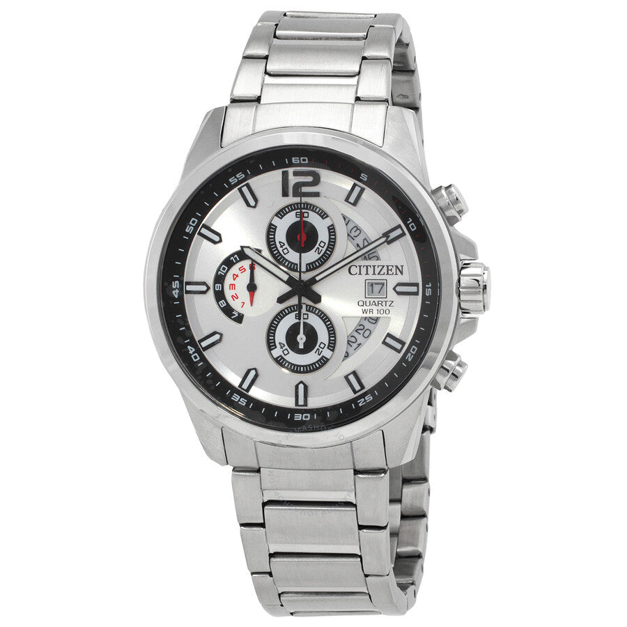 Citizen Chronograph Quartz Silver Dial Men's Watch AN3690-56A - Dawson Watches