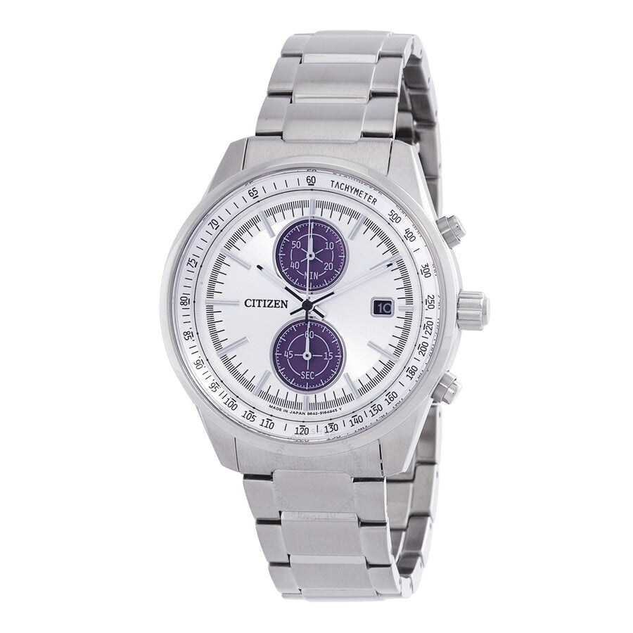 Citizen Chronograph Quartz Silver Dial Men's Watch CA7030-97A - Dawson Watches