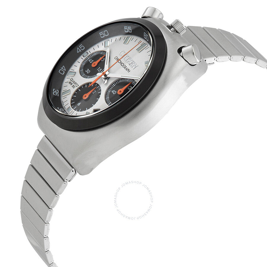 Citizen Chronograph Quartz White Dial Men's Stainless Steel Watch AN3660-81A - Dawson Watches #2