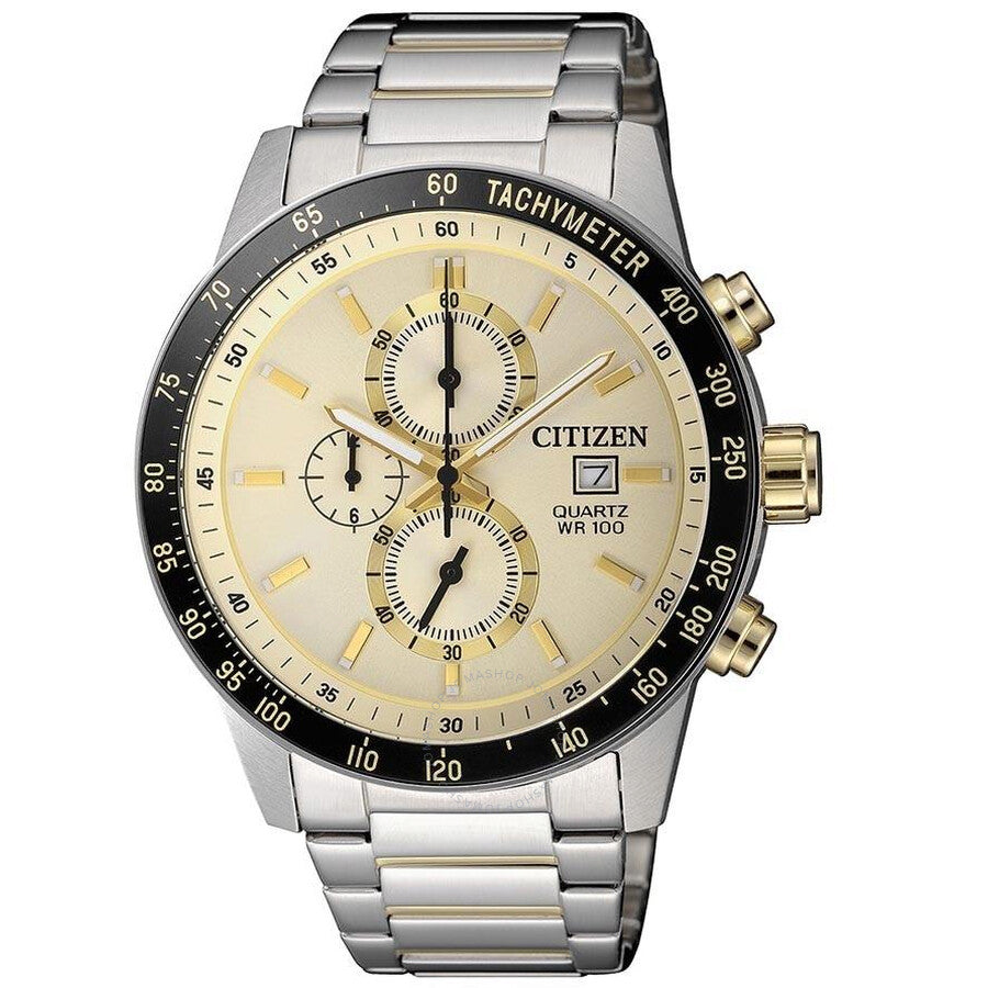 Citizen Chronograph Quartz White Dial Men's Watch AN3604-58A - Dawson Watches