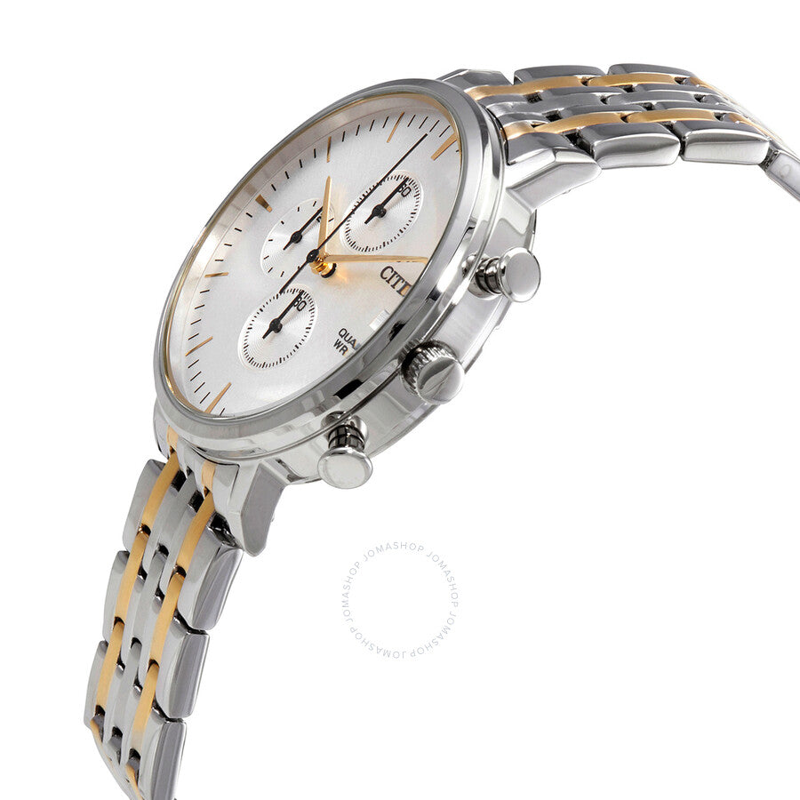 Citizen Chronograph Quartz White Dial Men's Watch AN3614-54A - Dawson Watches #2