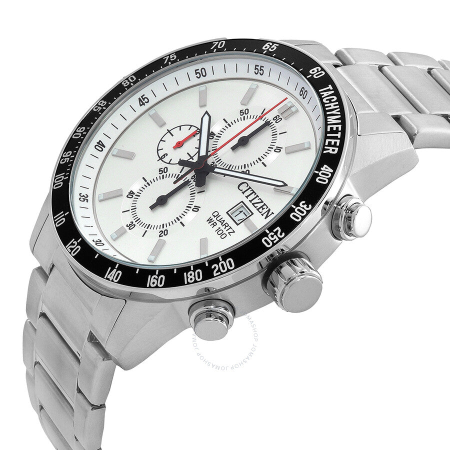 Citizen Chronograph Quartz White Dial Men's Watch AN3680-50A - Dawson Watches #2