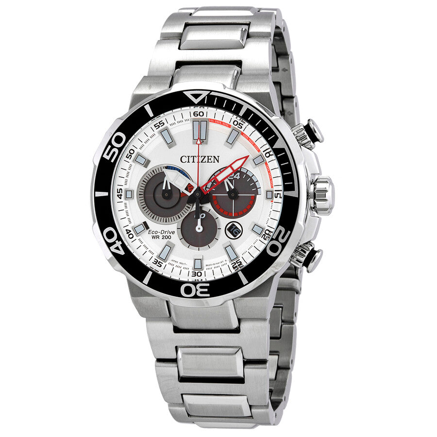 Citizen Chronograph Quartz White Dial Men's Watch CA4250-54A - Dawson Watches