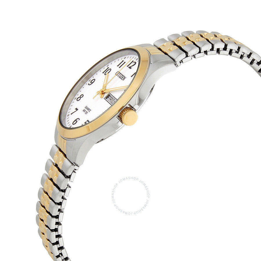 Citizen Chronograph Quartz White Dial Two-tone Men's Watch BF5004-93A - Dawson Watches #2