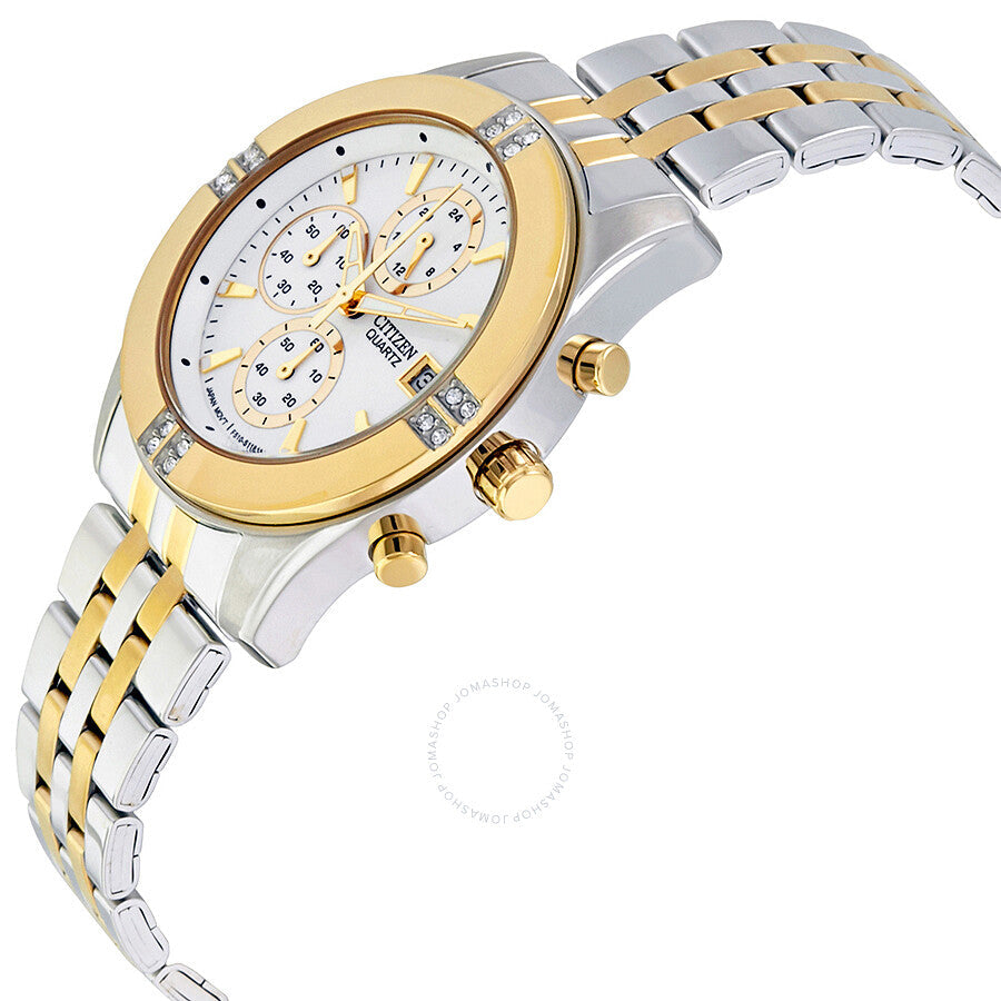 Citizen Chronograph Silver Dial Ladies Watch FA1044-51A - Dawson Watches #2