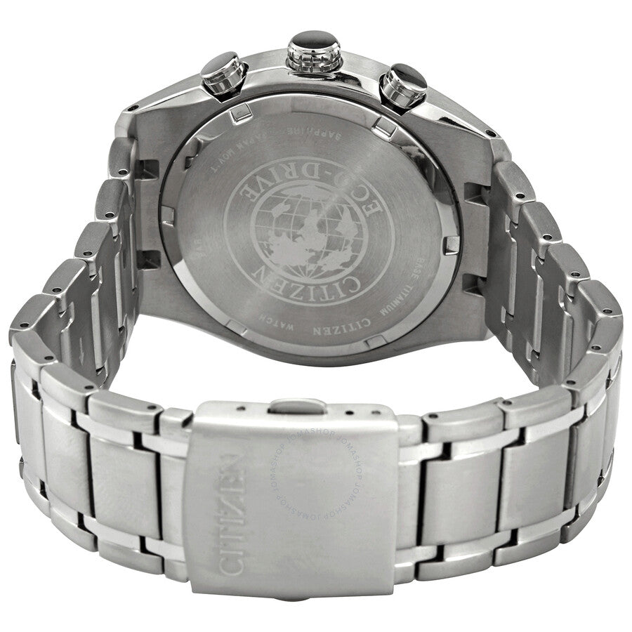 Citizen Chronograph Silver Dial Titanium Men's Watch CA4010-58A - Dawson Watches #3