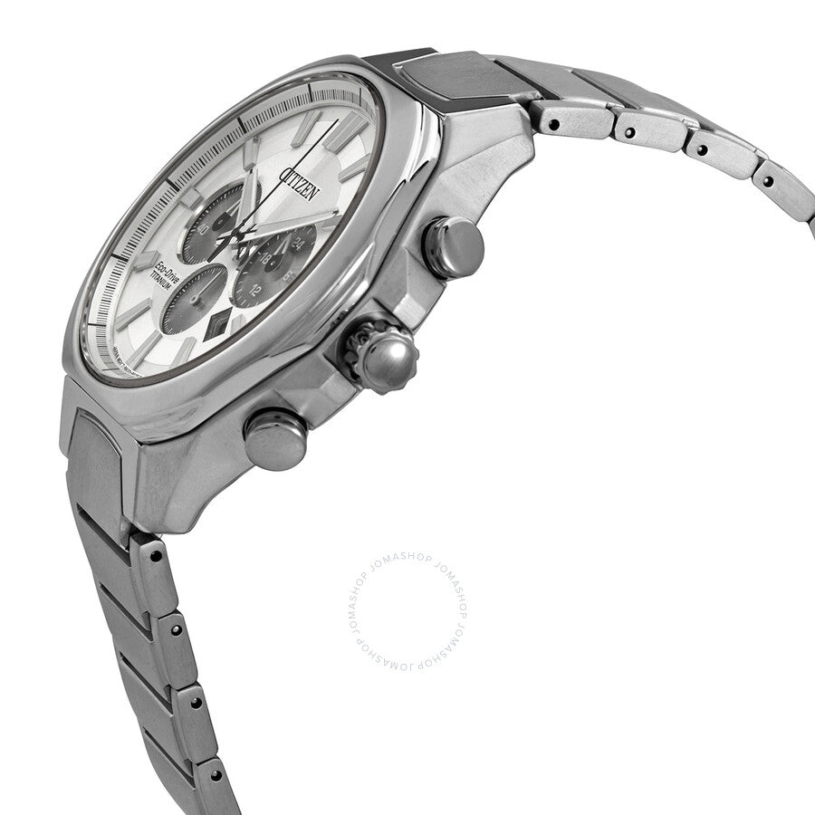 Citizen Chronograph Silver Dial Titanium Men's Watch CA4320-51A - Dawson Watches #2