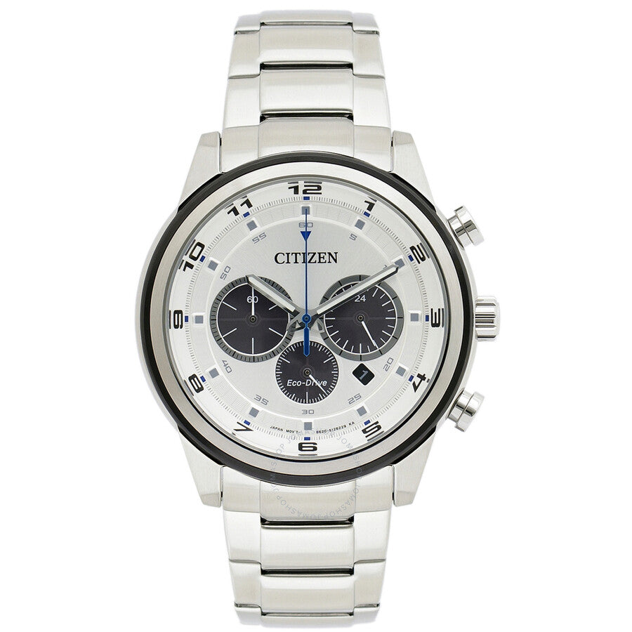 Citizen Chronograph White Dial Stainless Steel Men's Watch CA4034-50A - Dawson Watches