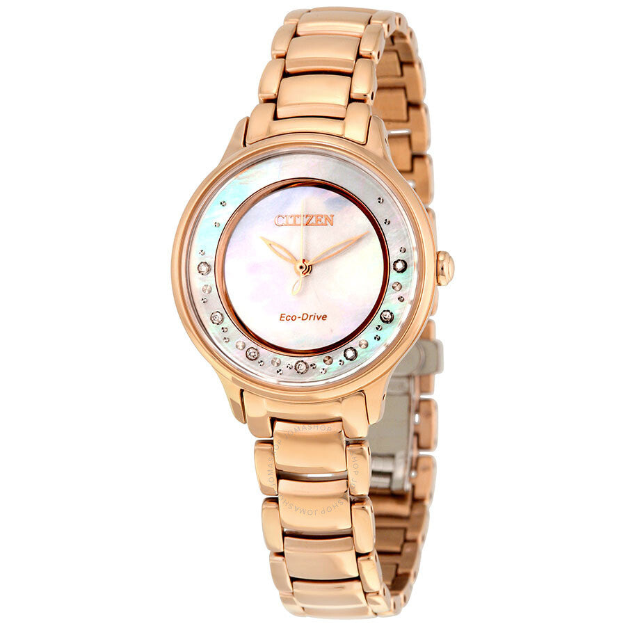 Citizen Circle of Time Eco-Drive Mother of Pearl Dial Ladies Watch EM0382-86D - Dawson Watches