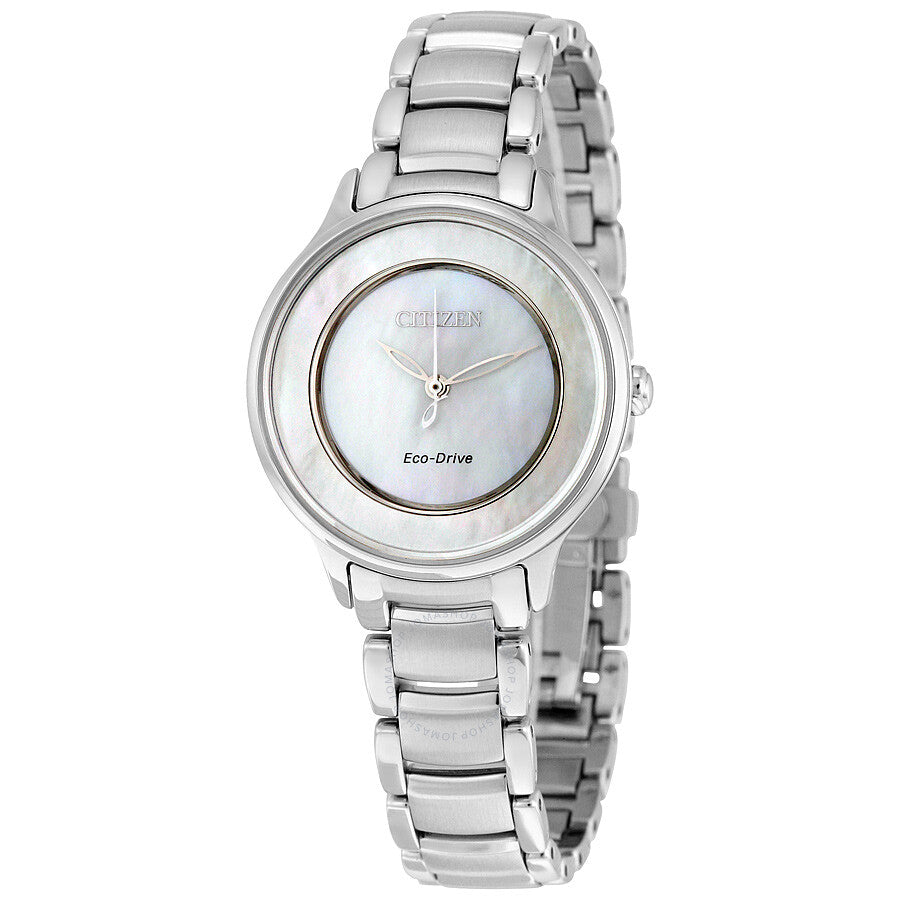 Citizen Circle of Time Mother of Pearl Dial Ladies Watch EM0380-81D - Dawson Watches