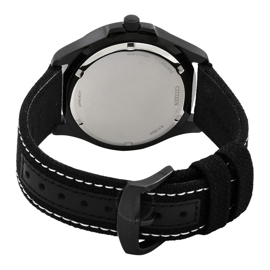 Citizen Classic Eco-Drive Black Dial Men's Watch AW0115-03E - Dawson Watches #3