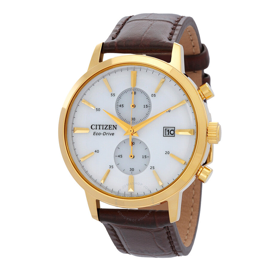 Citizen Core Collection Chronograph Quartz White Dial Men's Watch CA7062-15A - Dawson Watches