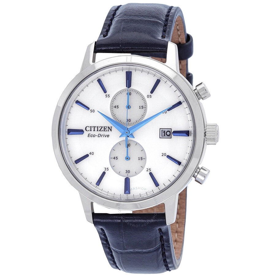 Citizen Core Collection Chronograph Quartz White Dial Men's Watch CA7069-16A - Dawson Watches