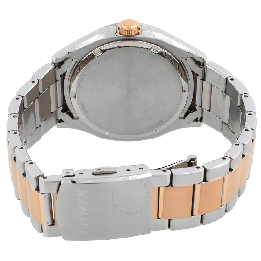 Citizen Core Eco-Drive White Dial Two-Tone Men's Watch AW1756-89A - Dawson Watches #3