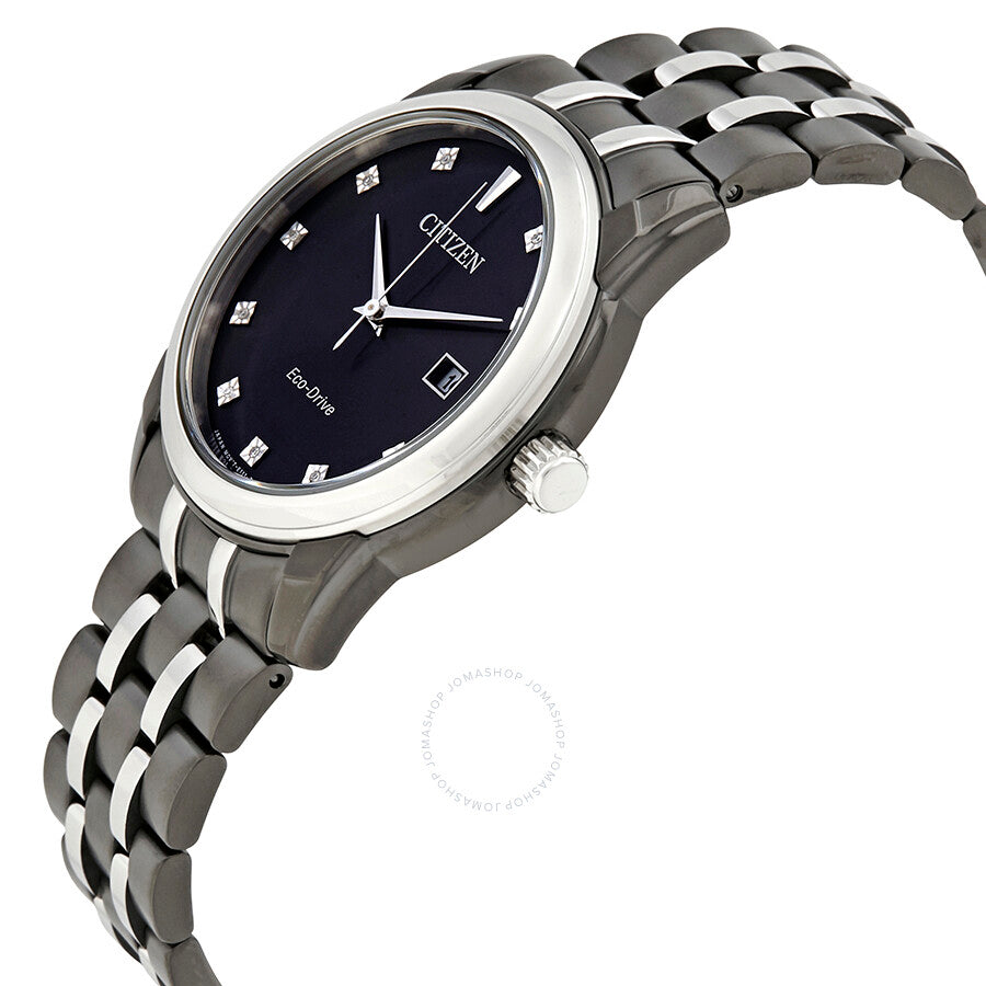 Citizen Corso Eco-Drive Black Diamond Dial Men's Watch BM7348-53E - Dawson Watches #2