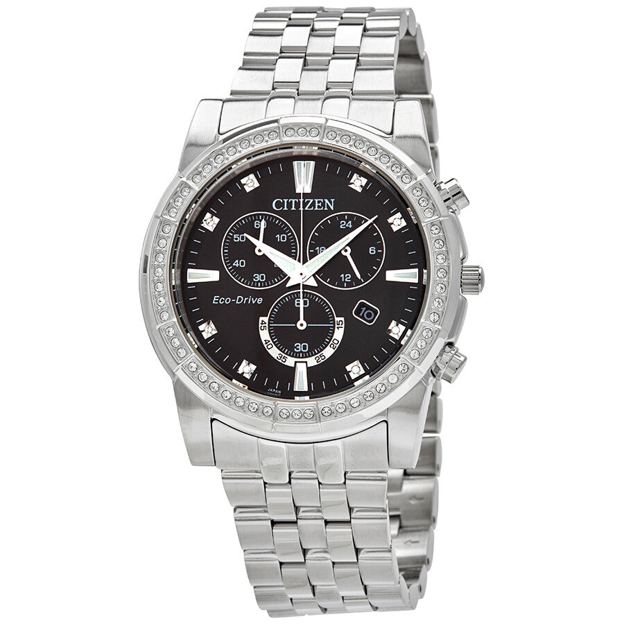 Citizen Corso Chronograph Black Dial Men's Watch AT2450-58E - Dawson Watches