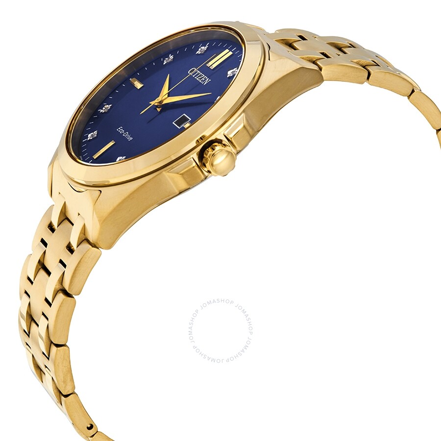Citizen Corso Eco-Drive Diamond Blue Dial Watch BM7103-51L - Dawson Watches #2