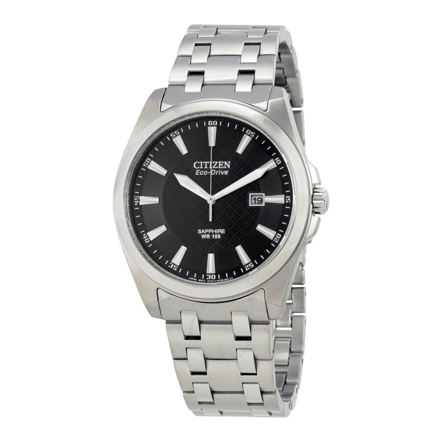 Citizen Corso Eco Drive Black Dial Men's Watch BM7100-59E - Dawson Watches