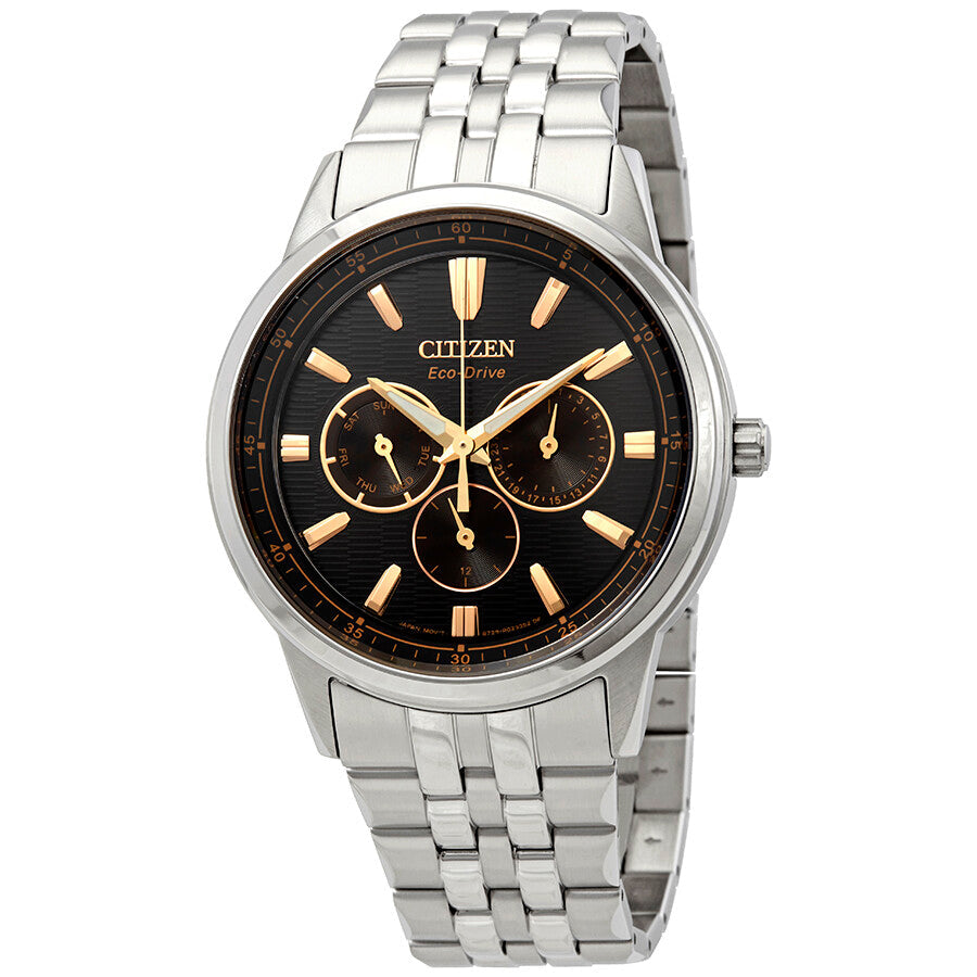 Citizen Corso Eco-Drive Black Dial Men's Watch BU2070-55E - Dawson Watches