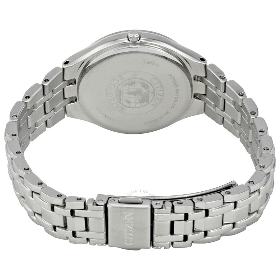 Citizen Corso Eco-Drive Silver Dial Stainless Steel Ladies Watch EW2490-55A - Dawson Watches #3