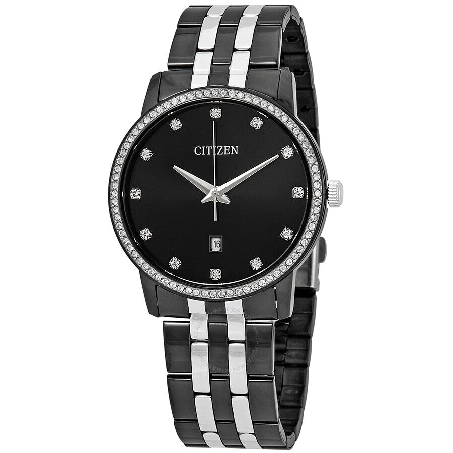 Citizen Crystal Black Dial Men's Watch BI5037-52E - Dawson Watches