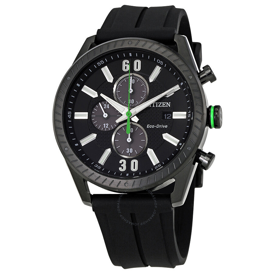 Citizen CTO Chronograph Black Dial Men's Watch CA0665-00E - Dawson Watches