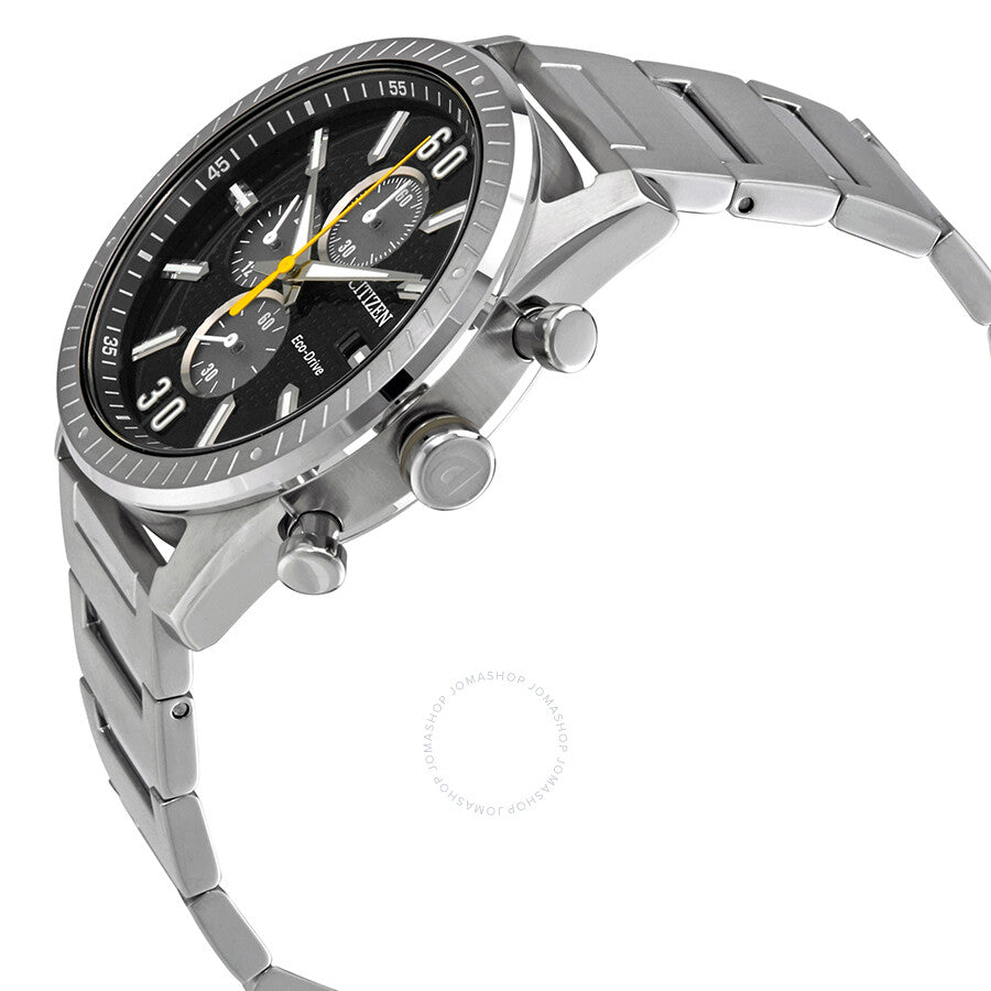 Citizen CTO Black Dial Men's Chronograph Eco-Drive Watch CA0660-54E - Dawson Watches #2