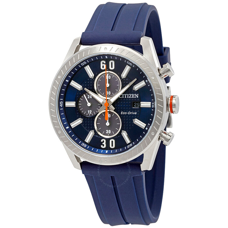 Citizen CTO Chronograph Blue Dial Men's Watch CA0661-01L - Dawson Watches