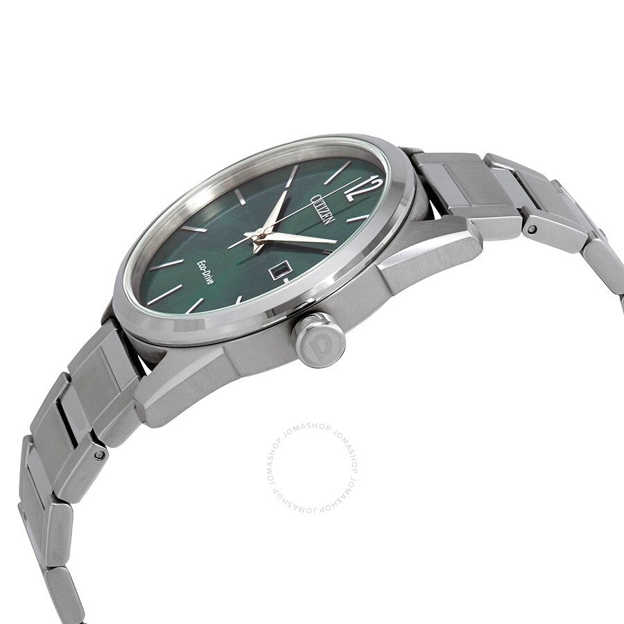 Citizen CTO Eco-Drive Green Dial Men's Watch BM7410-51X - Dawson Watches #2