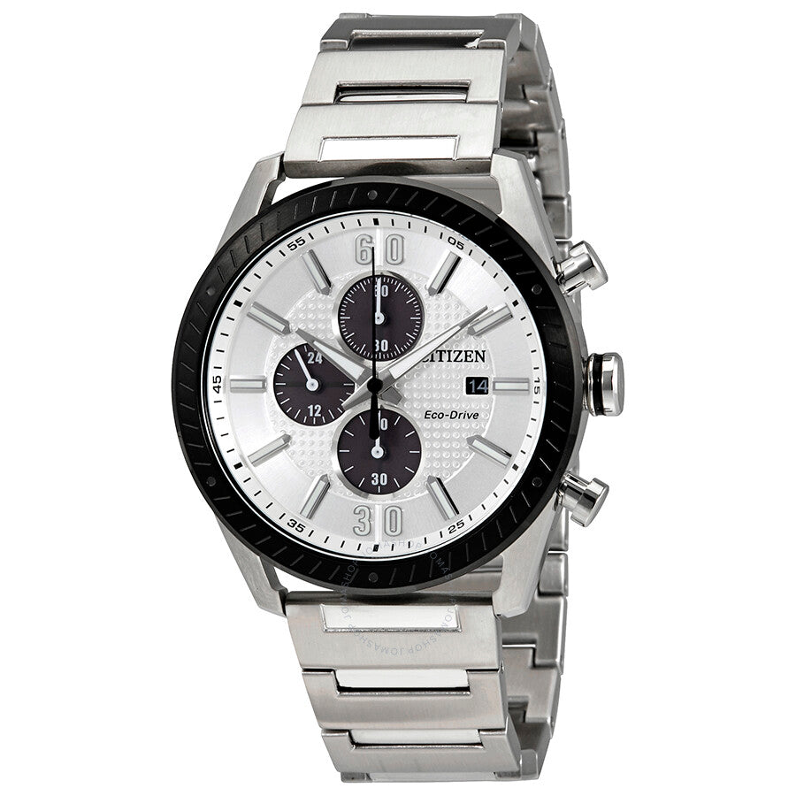 Citizen CTO Chronograph Silver Dial Men's Watch CA0668-52A - Dawson Watches