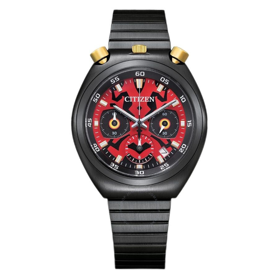 Citizen Darth Maul Chronograph Quartz Red Dial Men's Watch AN3668-55W - Dawson Watches