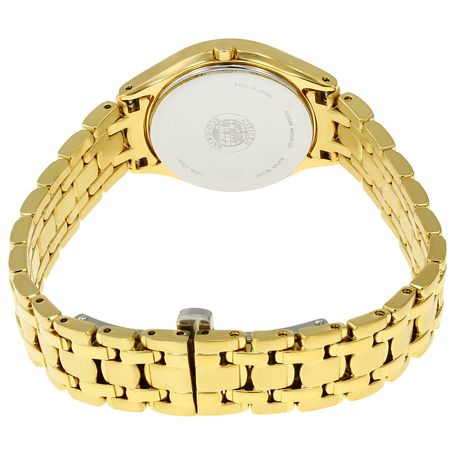 Citizen Diamond Bezel Gold-tone Stainless Steel Ladies Watch GA1062-51P - Dawson Watches #3