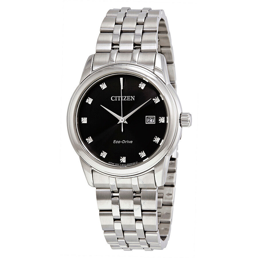 Citizen Diamond Collection Black Dial Men's Watch BM7340-55E - Dawson Watches