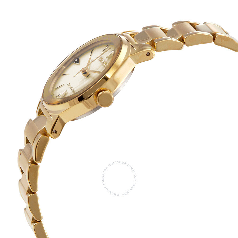 Citizen Diamond Eco-Drive Champagne Dial Ladies Watch EM0732-51P - Dawson Watches #2