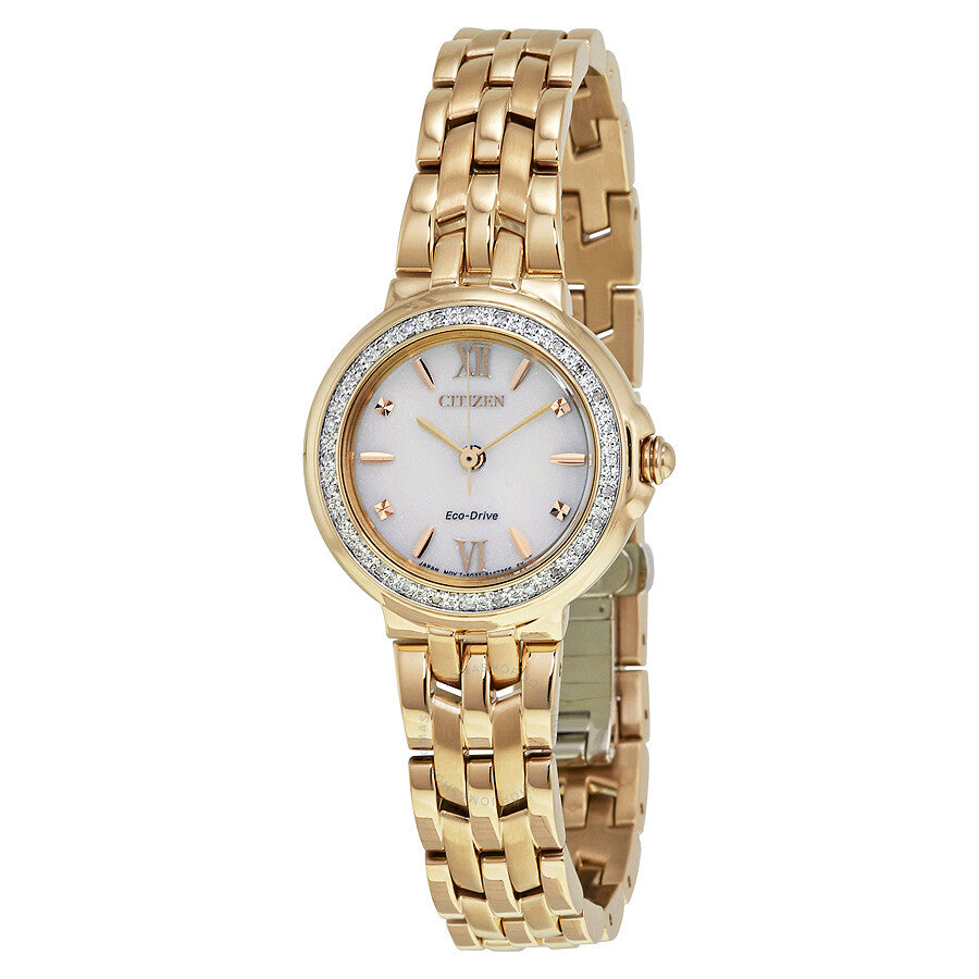 Citizen Diamond White Dial Ladies Watch EM0443-59A - Dawson Watches