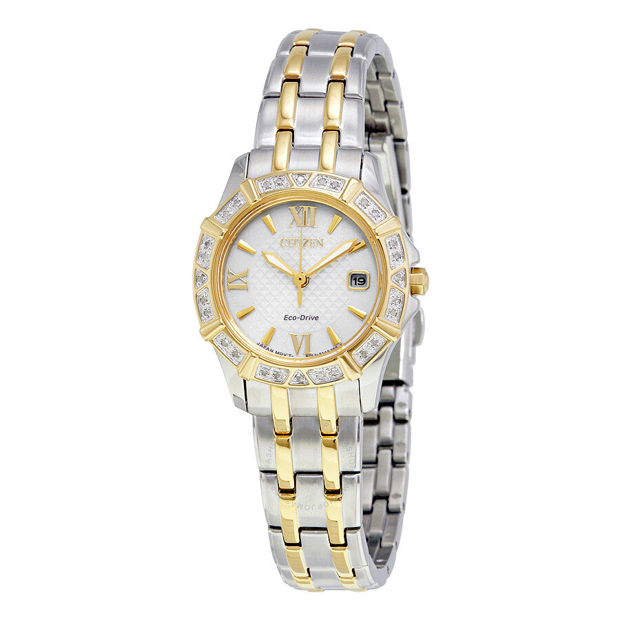 Citizen Diamond White Dial Ladies Watch EW2364-50A - Dawson Watches
